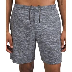 Lululemon Pace Breaker Lined Short 7" Fractured Grid Purple Mult Men's Small EUC